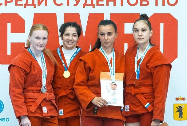 Кубанские студенты завоевали 11 медалей на чемпионате России по самбо