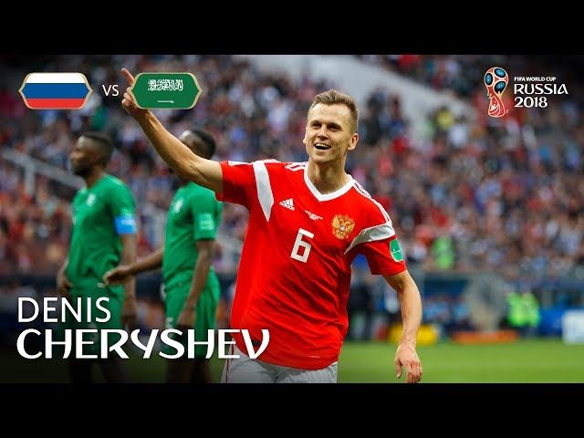 Denis CHERYSHEV Goal 1 - Russia v Saudi Arabia - MATCH 1