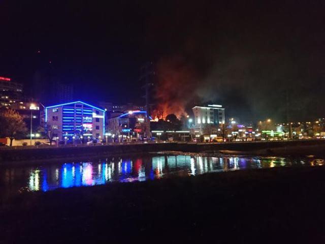 Пожар в Сочи на переулке Заводском