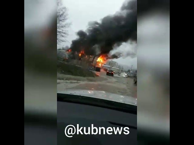 Пожар в Геленджике, 4 марта