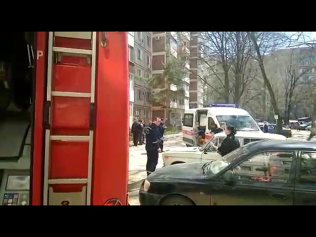 Пожар в многоэтажке на Симферопольской. Краснодар