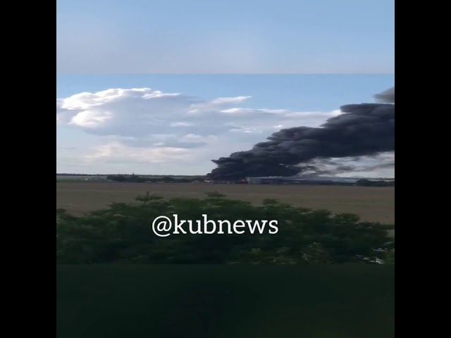 Крупный пожар в поселке Белозерном 13 июля