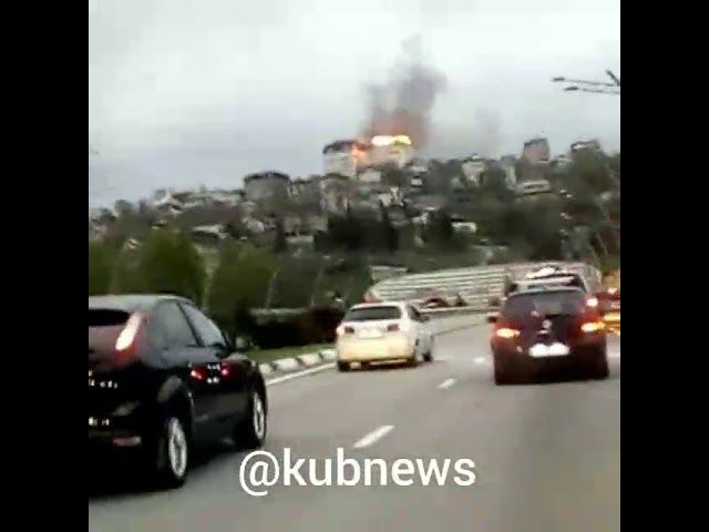 Пожар на Лысой горе в Сочи, 2 апреля