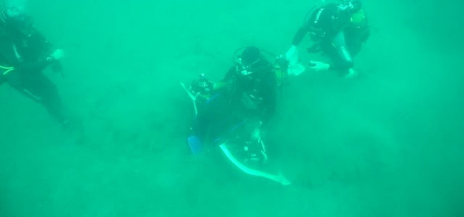 Кубанские дайверы впервые протестировали в морской среде самоходную подводную инвалидную коляску.