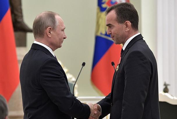 Губернатор Кубани прокомментировал выступление Владимира Путина