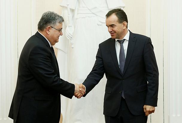Губернатор Кубани провел встречу с послом Турции в Россию