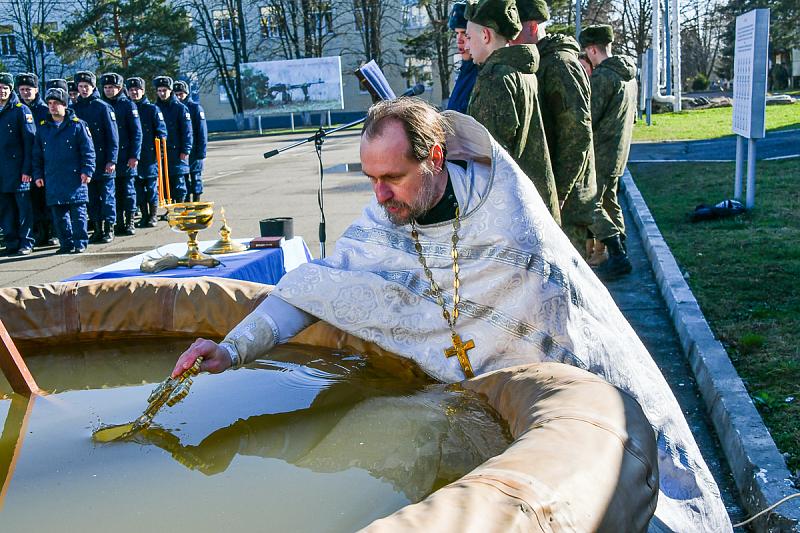 Обряд Крещения для спецназовцев
