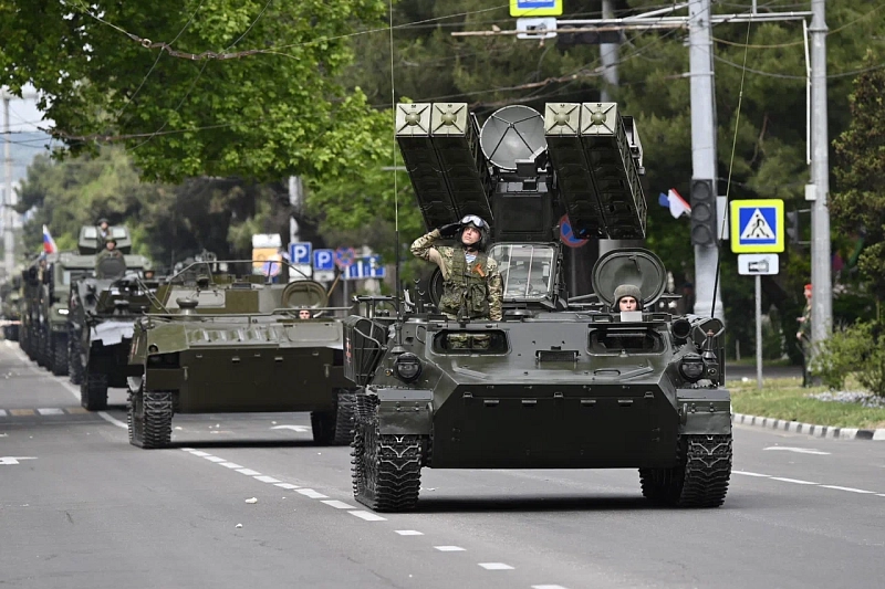 В Новороссийске прошел парад, посвященный Дню Победы