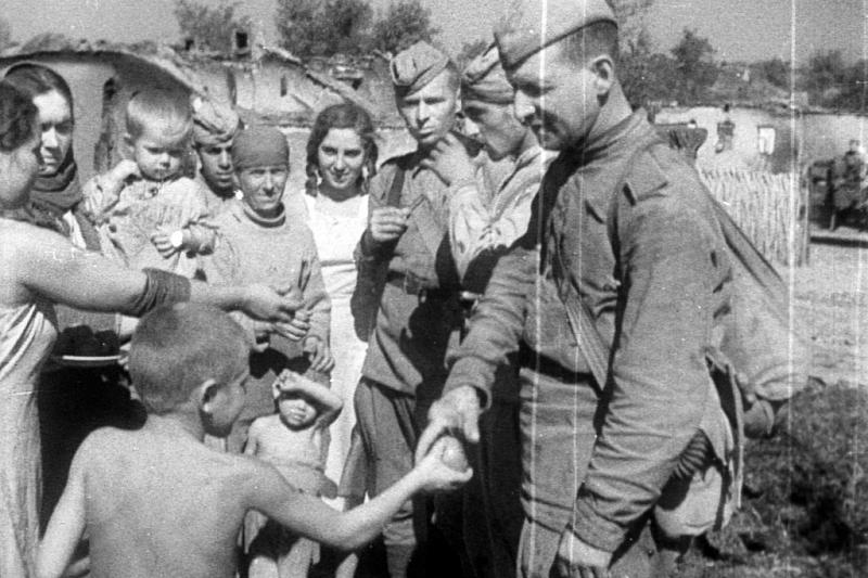 Встреча воинов-освободителей, Темрюк, 27 сентября 1943 года.