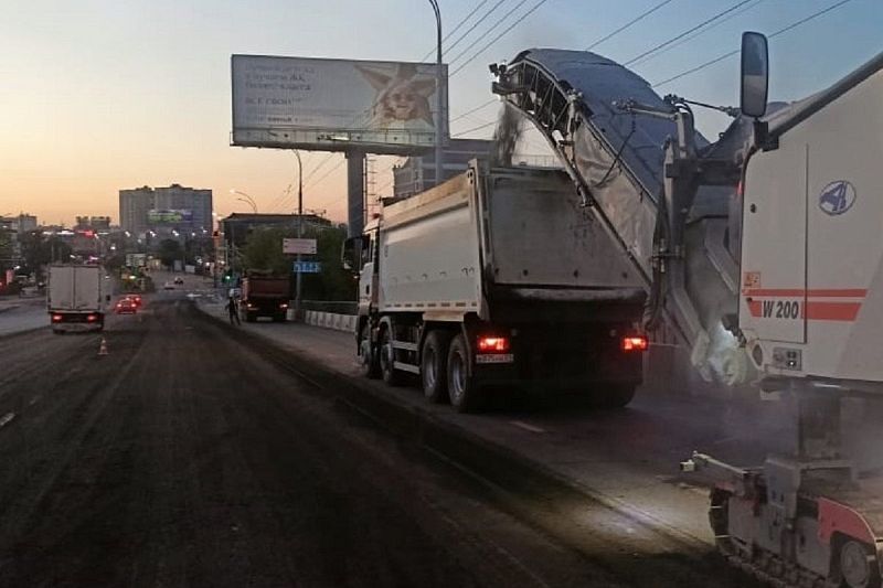 Фрезерование дорожного покрытия на улице Северной в Краснодаре выполнили на 40%