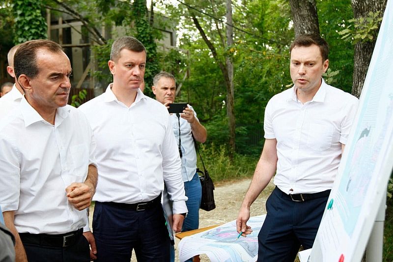Губернатор Кубани Вениамин Кондратьев осмотрел мыс Кадош в Туапсинском районе