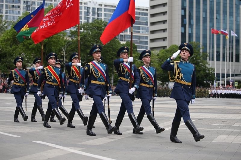В День Победы парады в Краснодаре и Новороссийске пройдут с ограниченным количеством зрителей