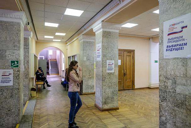 50% избирателей проголосовали в Краснодарском крае к 15.00 18 марта