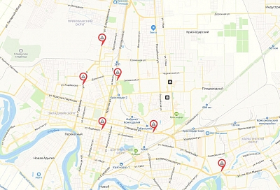 Опубликована карта карантинных постов ДПС в Краснодаре