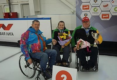 Команда Сочи стала серебряным призером чемпионата России по керлингу на колясках