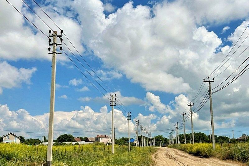 Около Новороссийска построили новую линию электропередачи