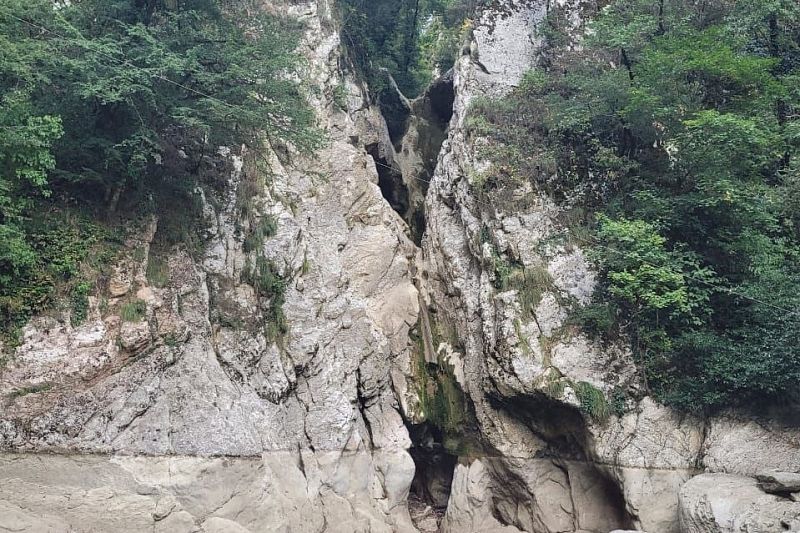 В Сочи пересохли Агурские водопады