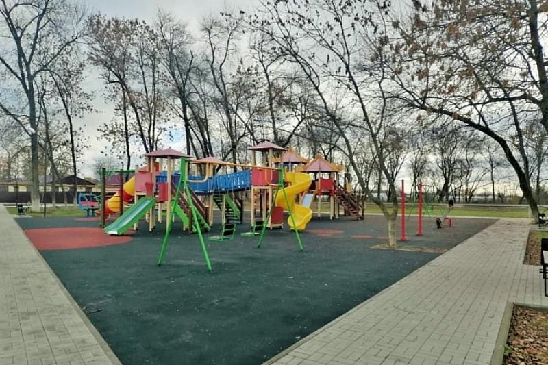 Новый парк открыли в Курганинском районе по нацпроекту «Жилье и городская среда»