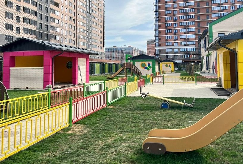 В Краснодаре достроили детский сад в районе Западного Обхода