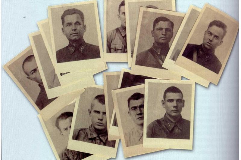 Фотографии агентов "Абвергруппы -102", доставленные П.И. Прядко в органы советской контрразведки 