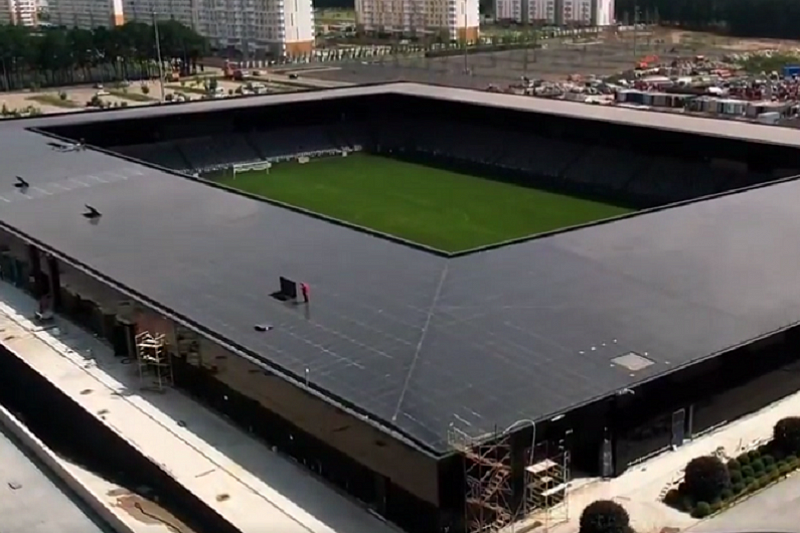 Появилось видео нового стадиона, который строит Сергей Галицкий в Краснодаре