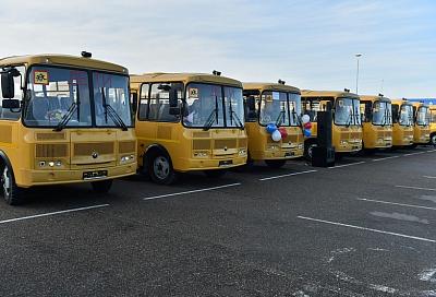 113 автобусов получили школы Кубани в 2017 году