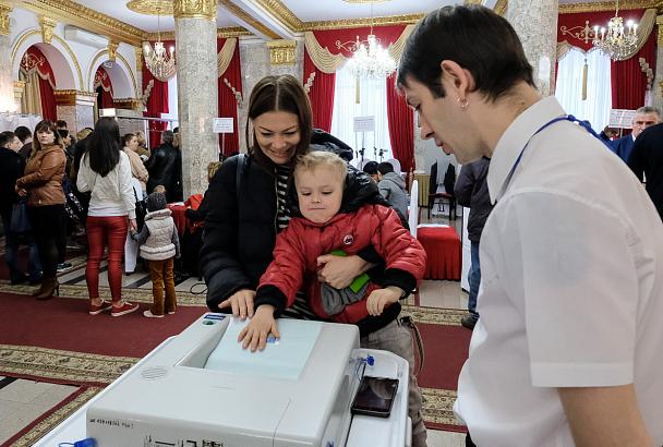 Явка на выборах президента в Краснодаре на 18.00 превысила 52%