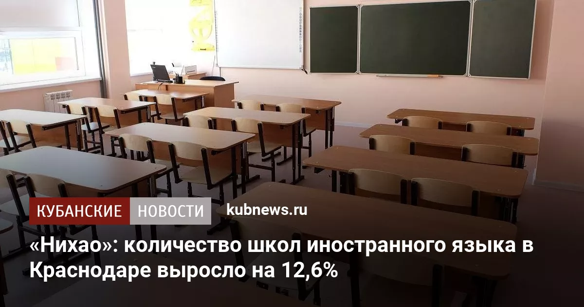 «Нихао»: количество школ иностранного языка в Краснодаре выросло на 12,6%