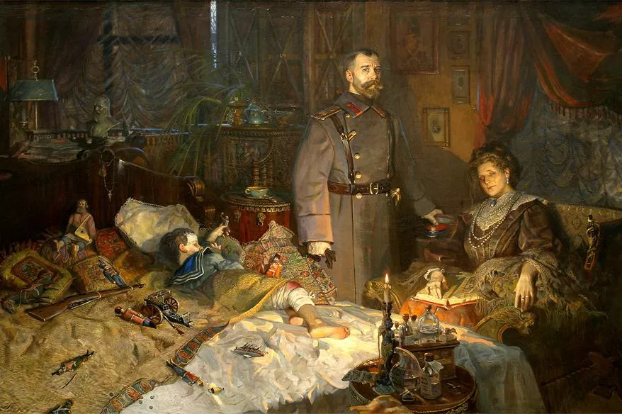 Павел Рыженко. Александровский дворец (№2 из Триптиха «Царская Голгофа». Заточение). 2004 г. Холст, масло.