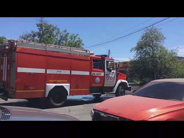 Пожар на автомойке в пос. Пашковском