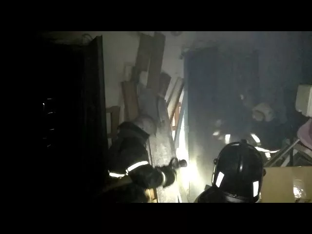 Пожар на ул. Свободной в Краснодаре