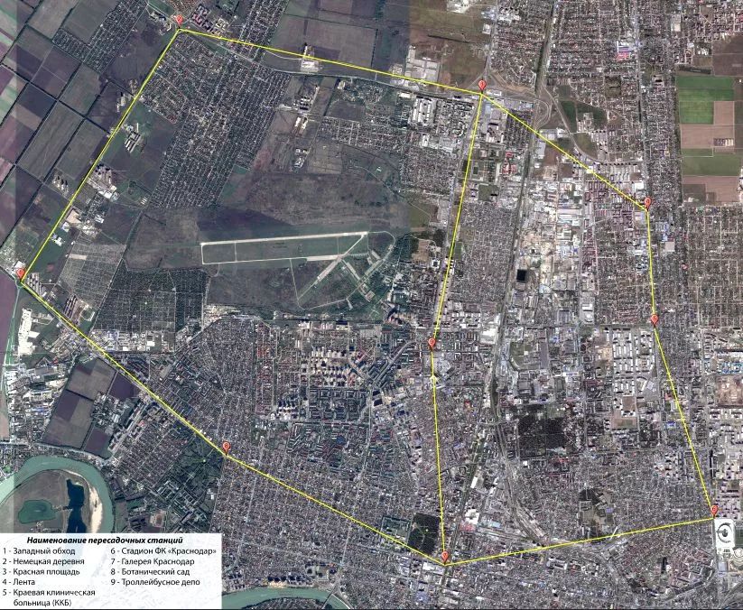 Проект канатного метро в Краснодаре