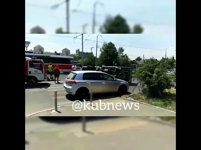 ДТП на Калинина и Герцена, 22 июня, Краснодар