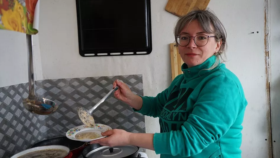 Жительница станицы Варениковской Нина Галущенко. Жительница станицы Варениковской Нина Галущенко.