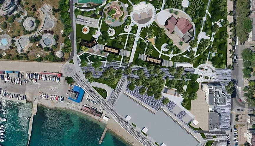 В новом парке появится амфитеатр, будет благоустроен пруд и увеличена зеленая зона.