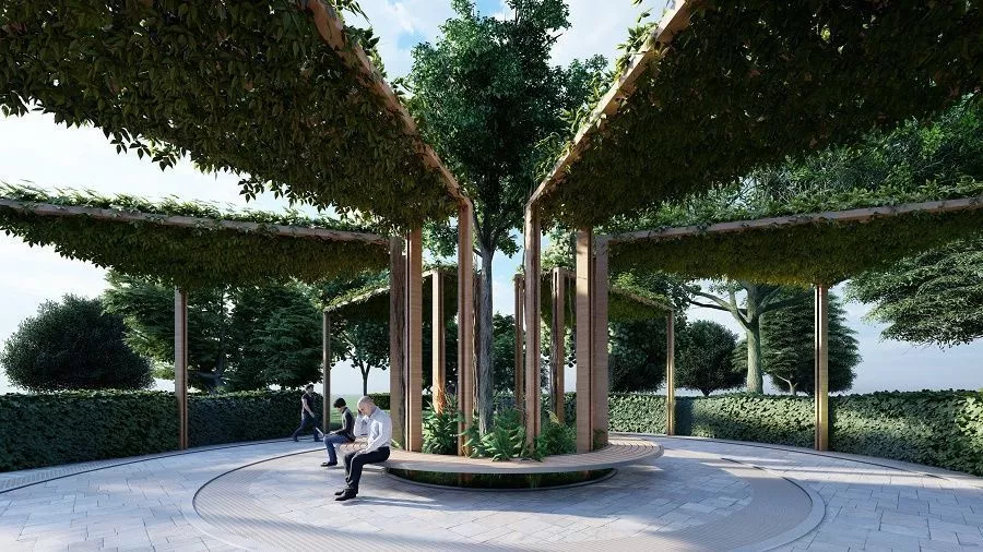 По задумке архитекторов, новый парк станет местом для спокойного, тихого отдыха горожан. Дополнительно будет высажено более 5 тыс. деревьев и кустарников хвойных и лиственных пород.