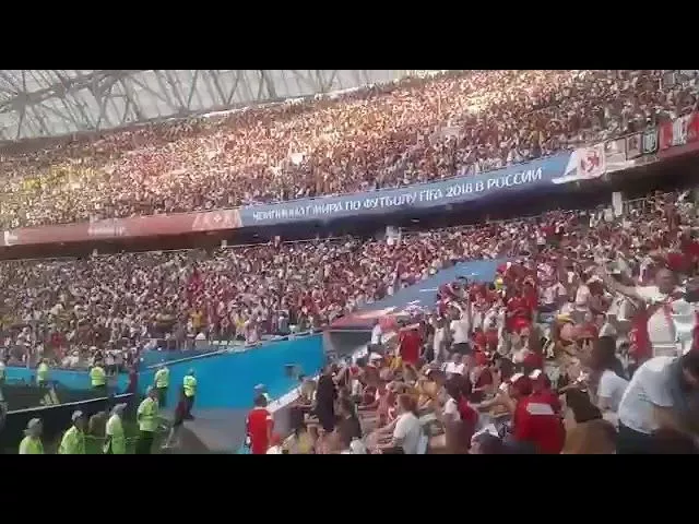 Болельщики сборной Перу поддерживают свою команду в Сочи