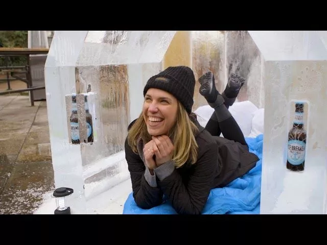 The UK's first Ale igloo with lickable beer walls is here