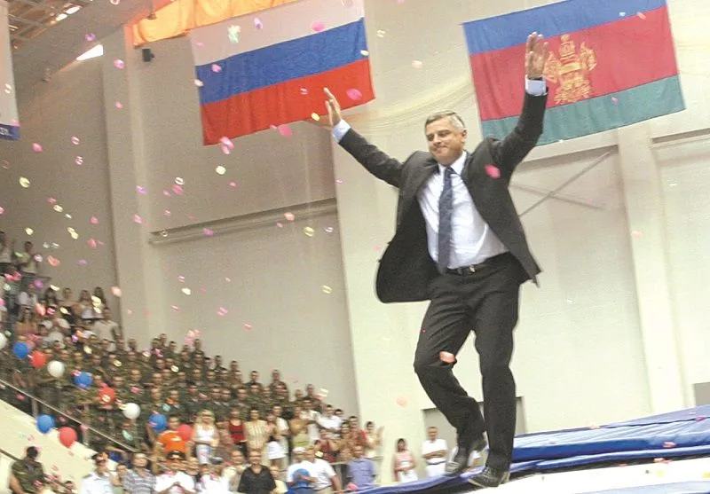 НА прощание Александра Москаленко с большим спортом в Краснодар приехала вся олимпийская сборная России.