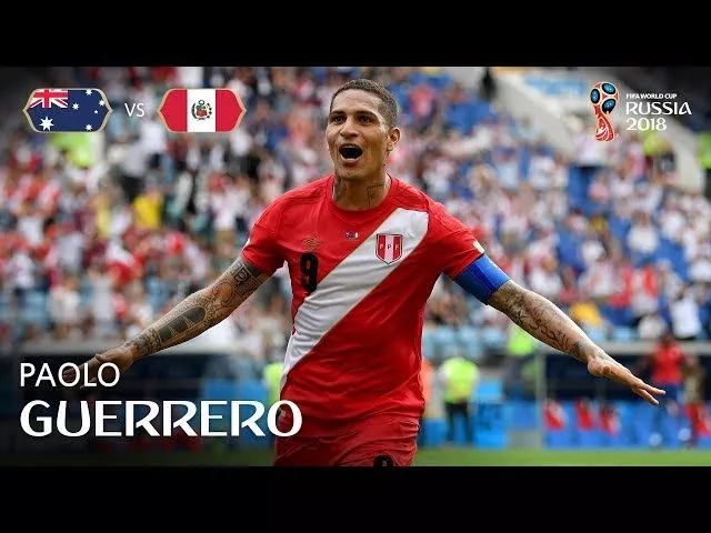 Paolo GUERRERO Goal - Australia v Peru - MATCH 38