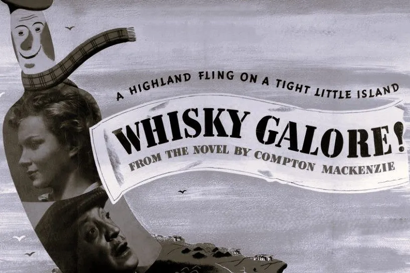Постер британского фильма Whisky Galore! 1949 года. Постер британского фильма Whisky Galore! 1949 года.
