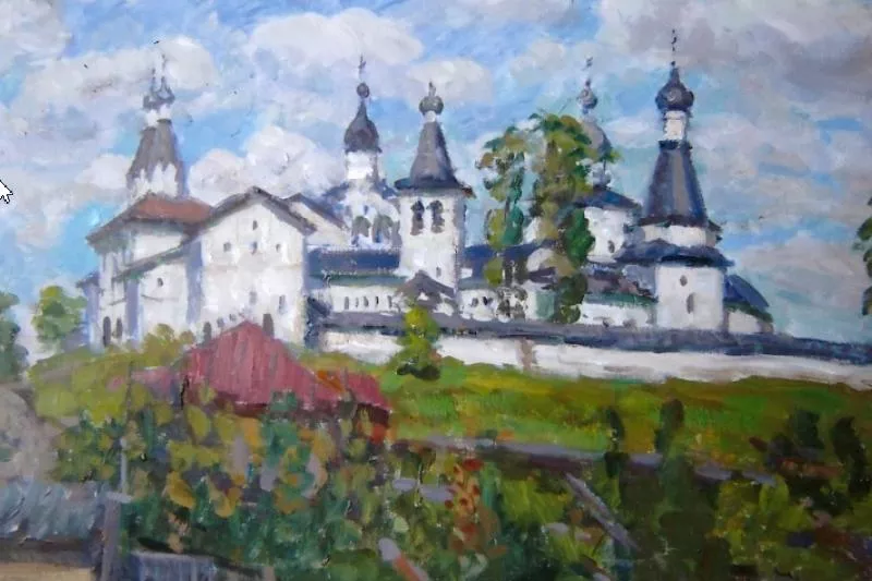 Анатолий Васильев. Ферапонтов монастырь. Весна