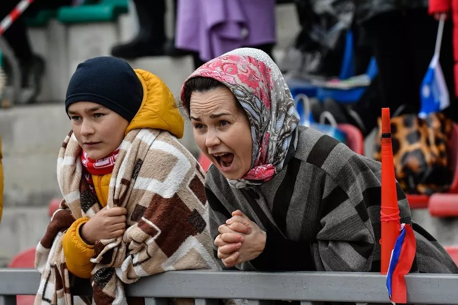 Эмоции были накалены не только у игроков, но и у зрителей.