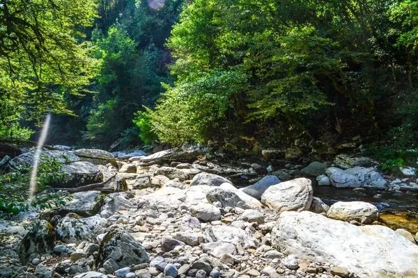 Маршрут по Белым скалам.