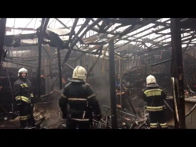 Пожар на ул. Красной в Краснодаре