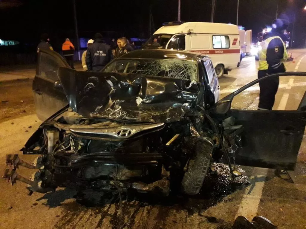 Место аварии