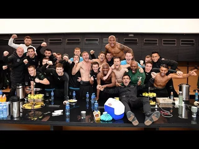 Раздевалка «Краснодара» после победы над «Арсеналом»