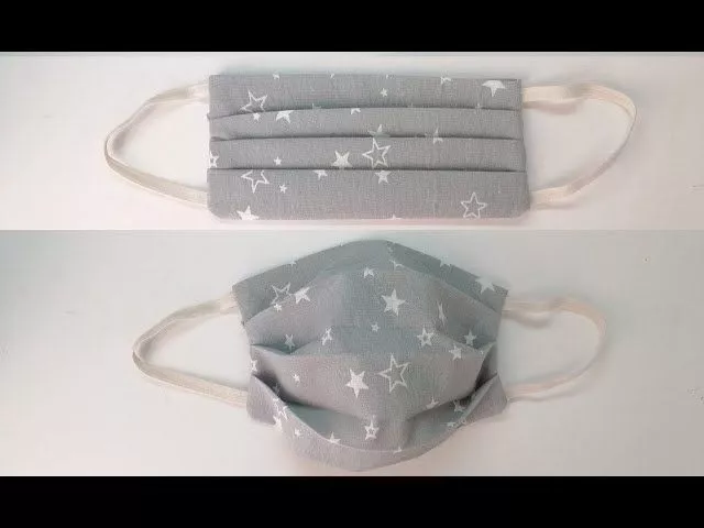 Как сшить маску многоразовую без швейной машинки за 2 минуты. Простая защитная маска для лица.