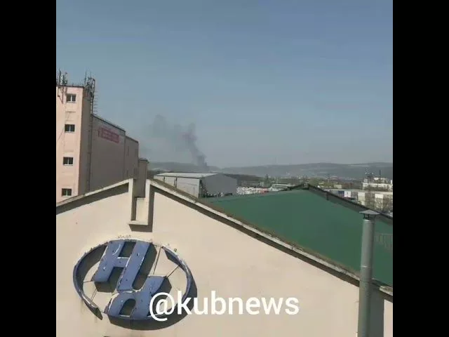 Пожар на АЗС в Новороссийске