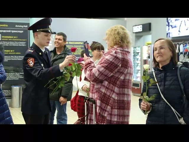 Оркестр в аэропорту Краснодара